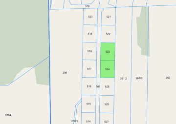 Działki budowlane – Trzęśniew, nr 523 i 524