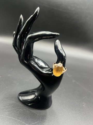 Złoty pierścionek  Pr&oacute;ba 585  Waga: 8.73 g