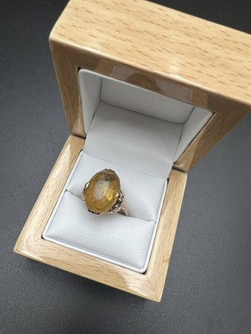 Złoty pierścionek  Pr&oacute;ba 585  Waga: 8.73 g