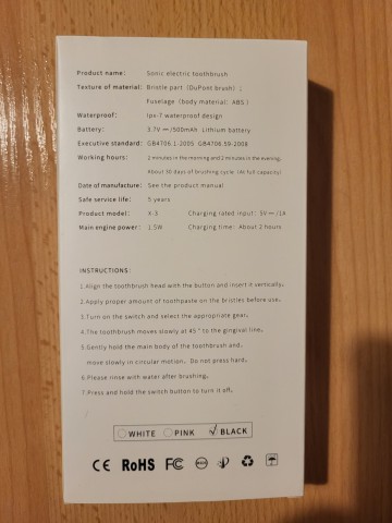 &&& Szczoteczka soniczna Mi-X3 &&&