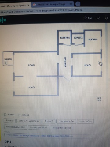 - Sprzedam mieszkanie ul. SOSONOWA - od właściciela -