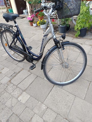 rower damka koła 28 hercules