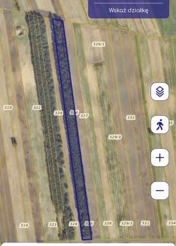 Sprzedam działkę leśna