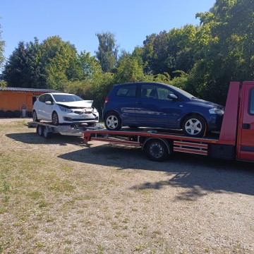 Laweta ślesin. Pomoc drogowa.