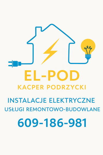 EL-POD Kacper Podrzycki Elektryk uslugi remontowo-budowlane