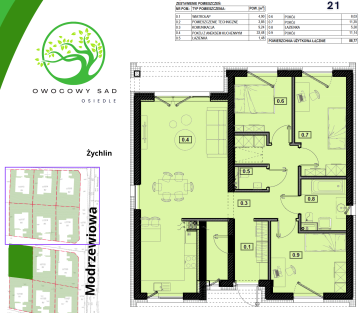 Żychlin-Dom w pełni wyposażony 91m