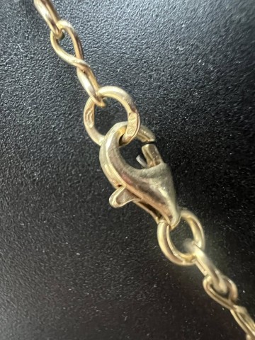 Złoty łańcuszek   Pr&oacute;ba 585 Waga: 9.38 g