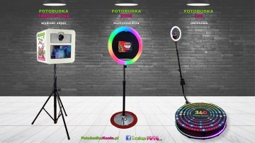Fotobudka na każdą imprezę –3 modele do wyboru 360/Klasyczna