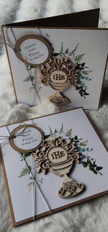 Zaproszenia i podziękowania na Komunię