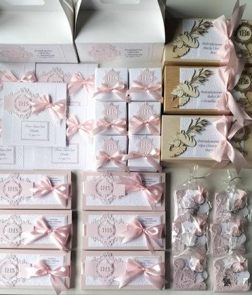 Zaproszenia i podziękowania na Komunię