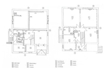 Dom w budowie z budynkiem komercyjnym - Mikorzyn