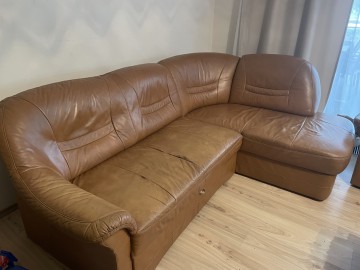 Narożnik skórzany wypoczynek skóra fotele