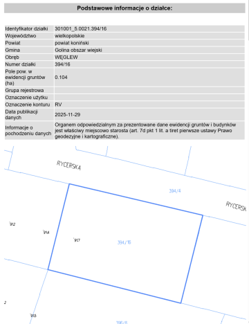 Sprzedam działkę budowlaną