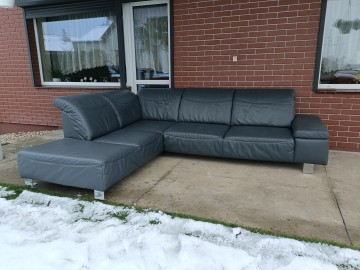 Sprzedam narożnik ze sk&oacute;ry