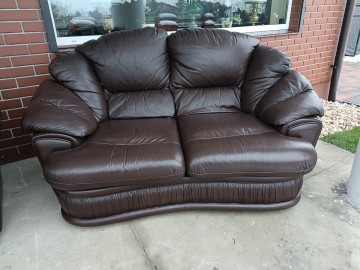 Sprzedam wypoczynek 3,2,1 ze sk&oacute;ry