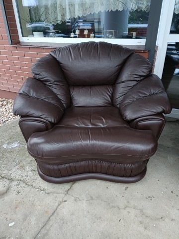 Sprzedam wypoczynek 3,2,1 ze sk&oacute;ry