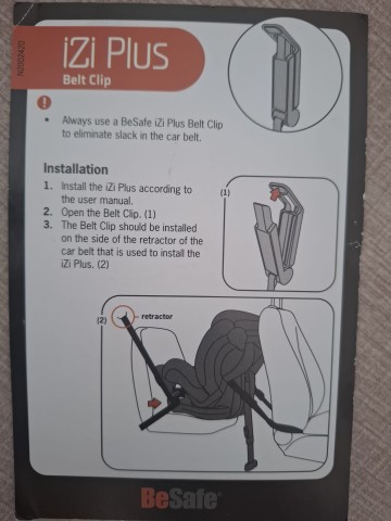 Fotelik samochodowy BeSafe iZi Plus