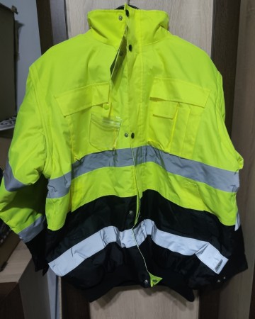 Kurtka zimowa Robocza Odblaskowa