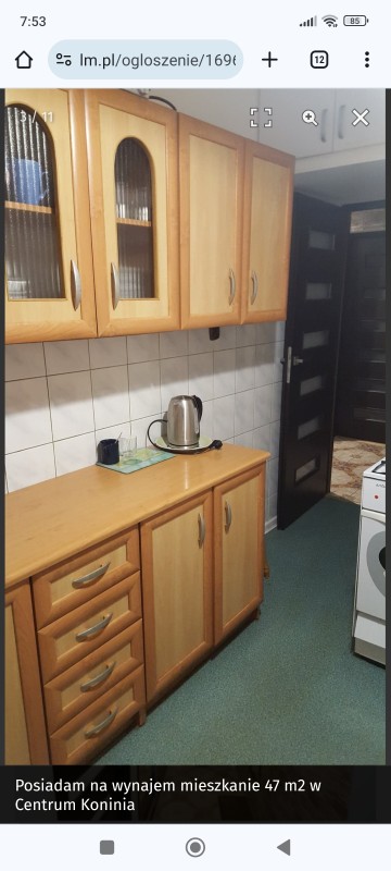 Wynajmę mieszkanie I piętro