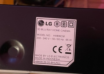 Sprzedam kino domowe 2.1 LG blu-ray 3D model HX-806CM