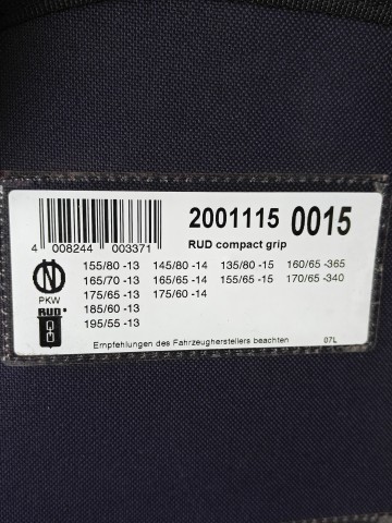 Łańcuchy śniegowe Rud compact Grip