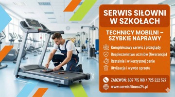 Serwis siłowni w szkołach | Technicy Mobilni | Remonty maszy