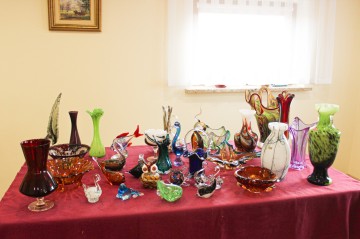 Szkło decco murano wazony figurki