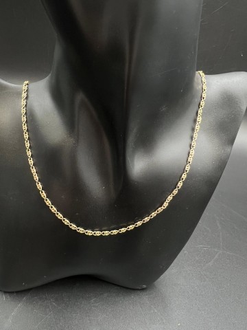 Złoty łańcuszek  Pr&oacute;ba 585 Waga: 3.65 g