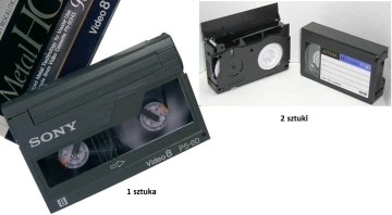 Kasety Video VHS i do kamer VHS-C i Video 8