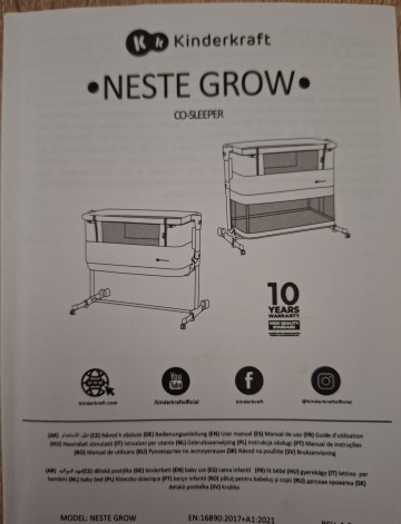 Łóżeczko 3w1 Kinderkraft