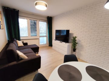 Nowoczesne, 3 pokojowe mieszkanie, umeblowane i wyposażone