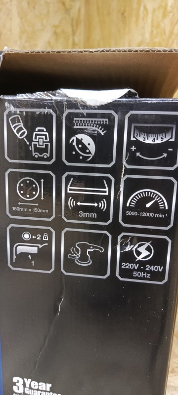 Szlifierka mimośrodowa erbauer 450w 150 mm