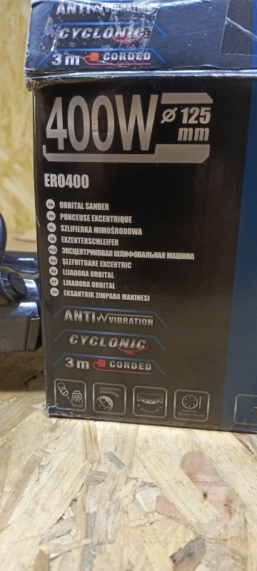 Szlifierka mimośrodowa erbauer 125mm 400w
