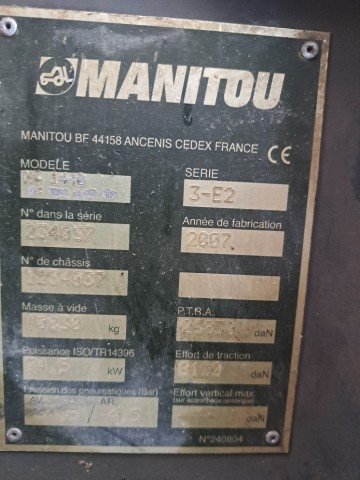 ładowarka  manitou 1440/budowlana 2007r i kramer 880