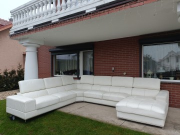 Sprzedam narożnik w kształcie litery U ze sk&oacute;ry