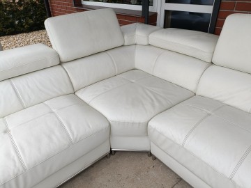 Sprzedam narożnik w kształcie litery U ze sk&oacute;ry