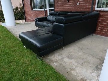 Sprzedam narożnik ze sk&oacute;ry