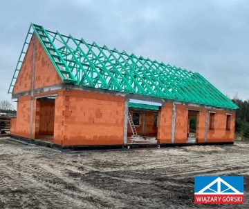 Wiązary dachowe - gotowa więźba  - dach z fabryki