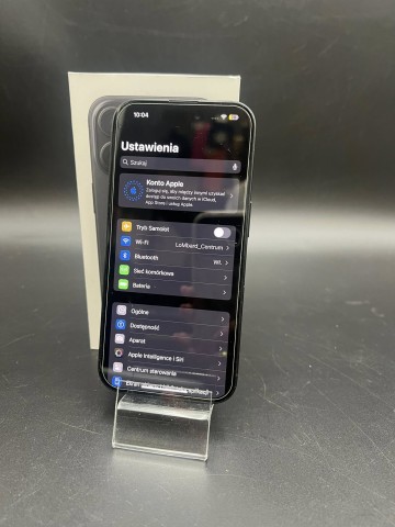 Smartfon APPLE iPhone 16 5G 128 GB 6.1" Czarny komplet Kondy