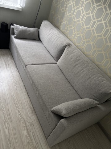 Sofa rozkładana szara