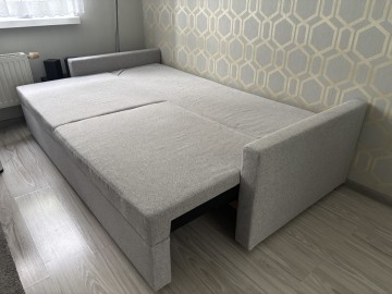Sofa rozkładana szara