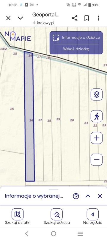 Grunt orny 0,56 ha i łąka o pow. 0,56ha gm Wierzbinek
