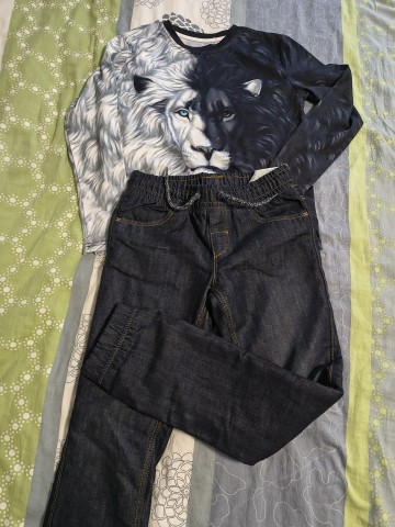 Worek ubrań dla chłopca rozm. 128-140