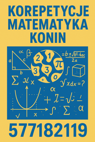 MATEMATYKA  - STACJONARNIE/ONLINE/Z DOJAZDEM do ucznia
