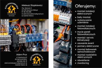 Elektryka/Fotowoltaika/Klimatyzacje