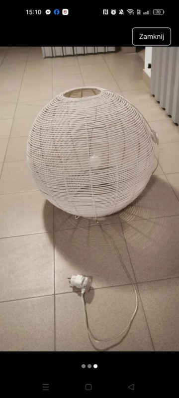 Ekskluzywna lampa podłogowa