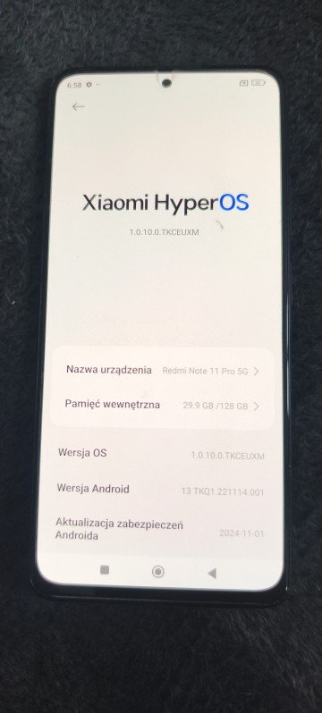 Xiaomi Redmi Note 11 Pro 5g. 8+6GB RAM/ 128 GB