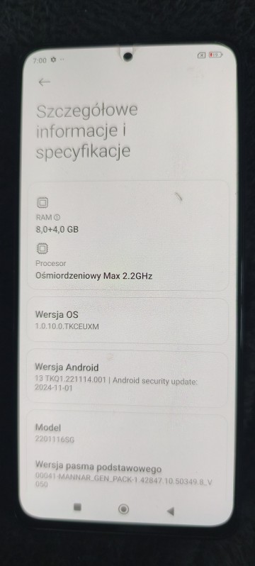 Xiaomi Redmi Note 11 Pro 5g. 8+6GB RAM/ 128 GB