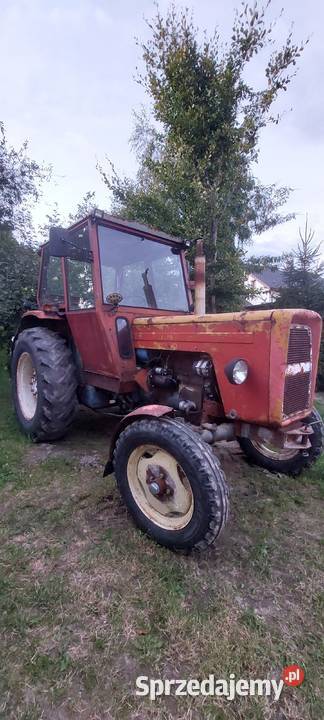 Ursus C355, Rozsiewacz lejek, pług 2 skibowy obrotowy