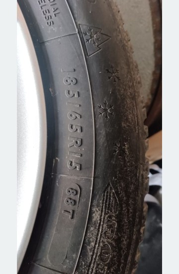 Alufelgi 5x112 r15 z oponami zimowymi